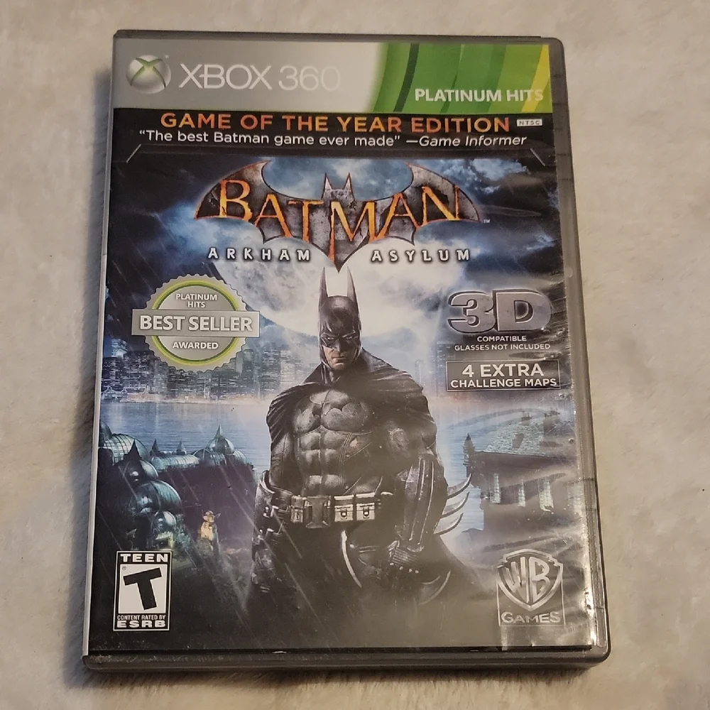 Batman Arkham Asylum Game Of The Year Edition Xbox 360